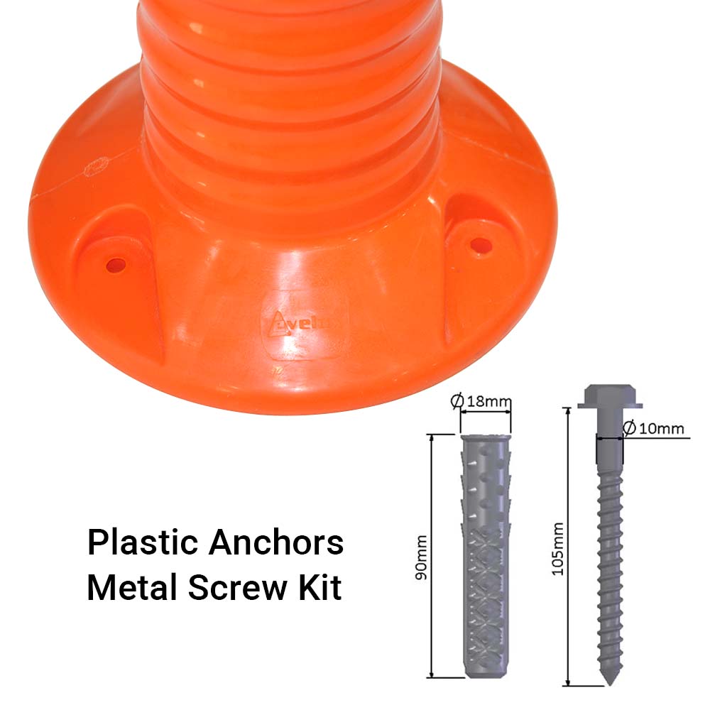 Delineator Post With Metal Screw Kit