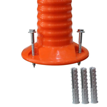 Delineator Warning Post With Attachable Screw