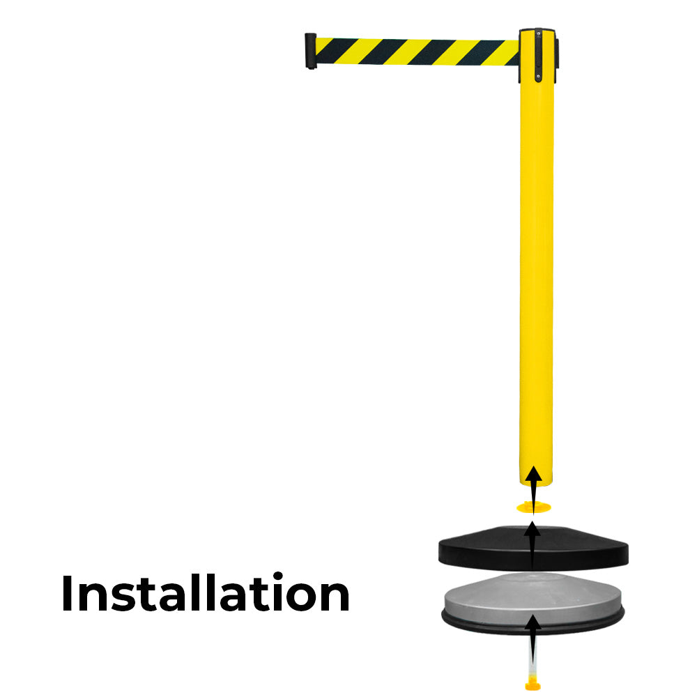 Easy Installation Queue Barrier
