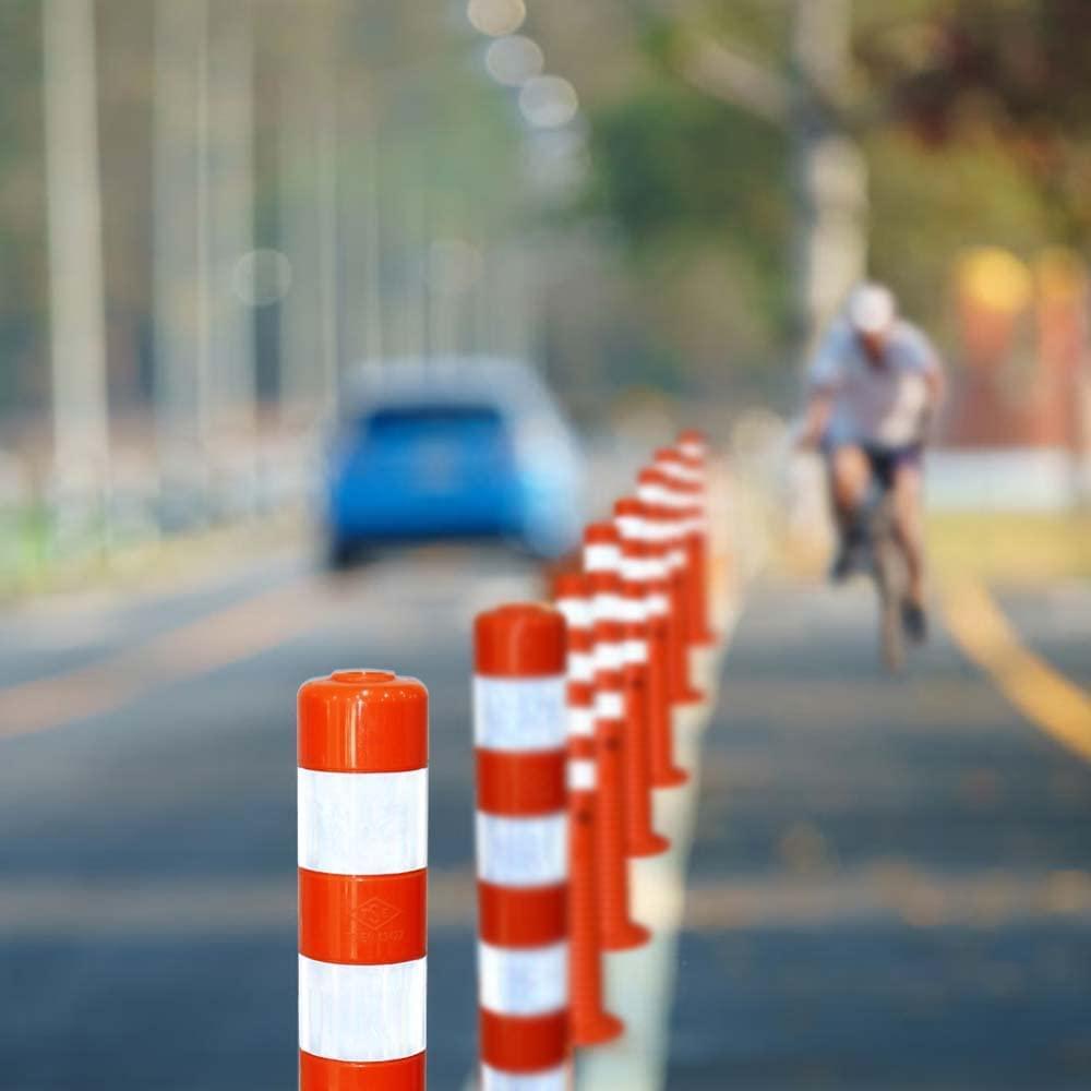 High Visibility Traffic Safety Warning Post