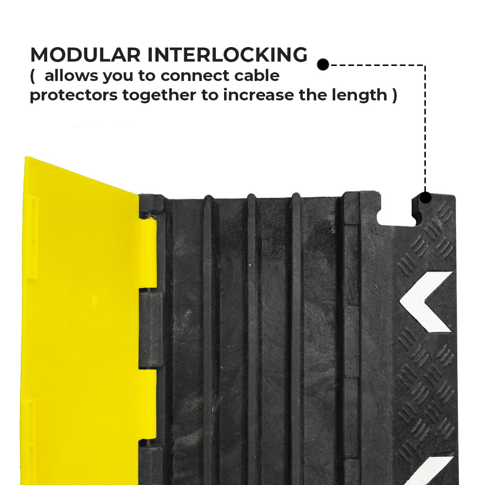 Interlocking 4 Channel Cable Protector