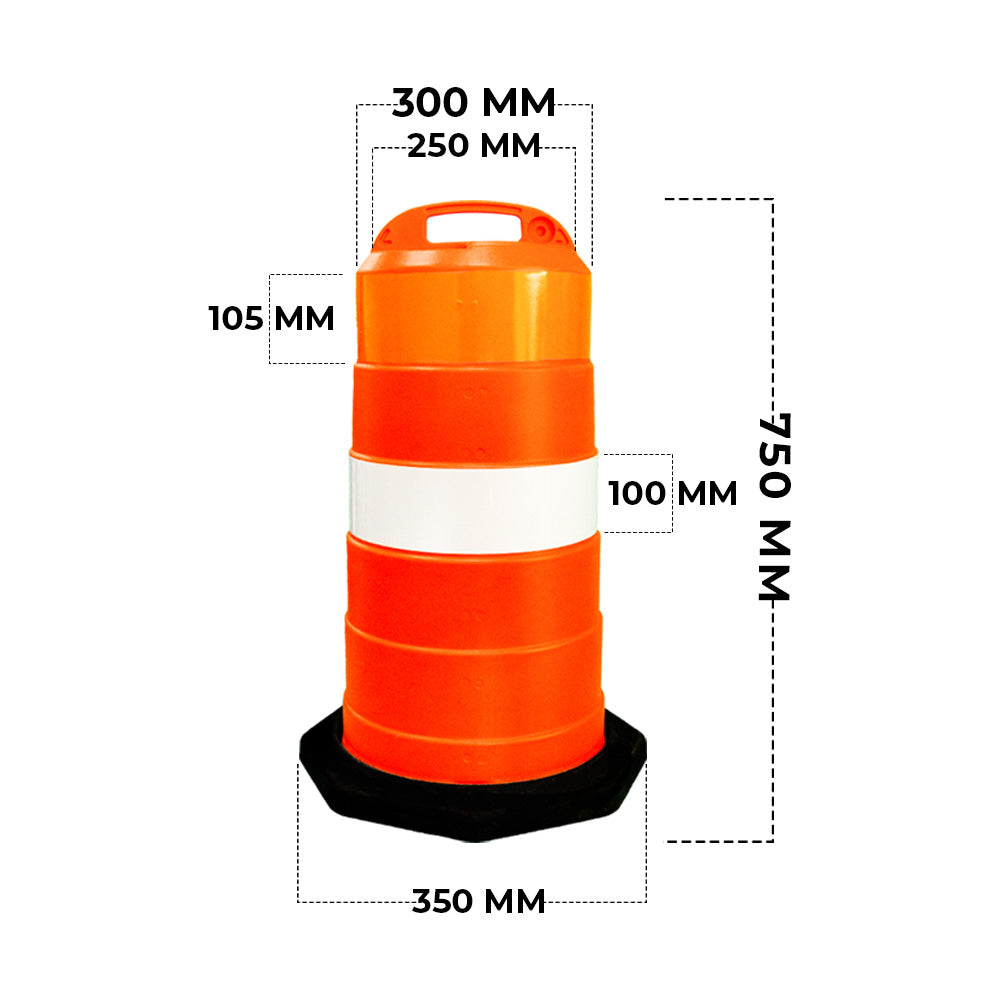 Orange Safety Drum