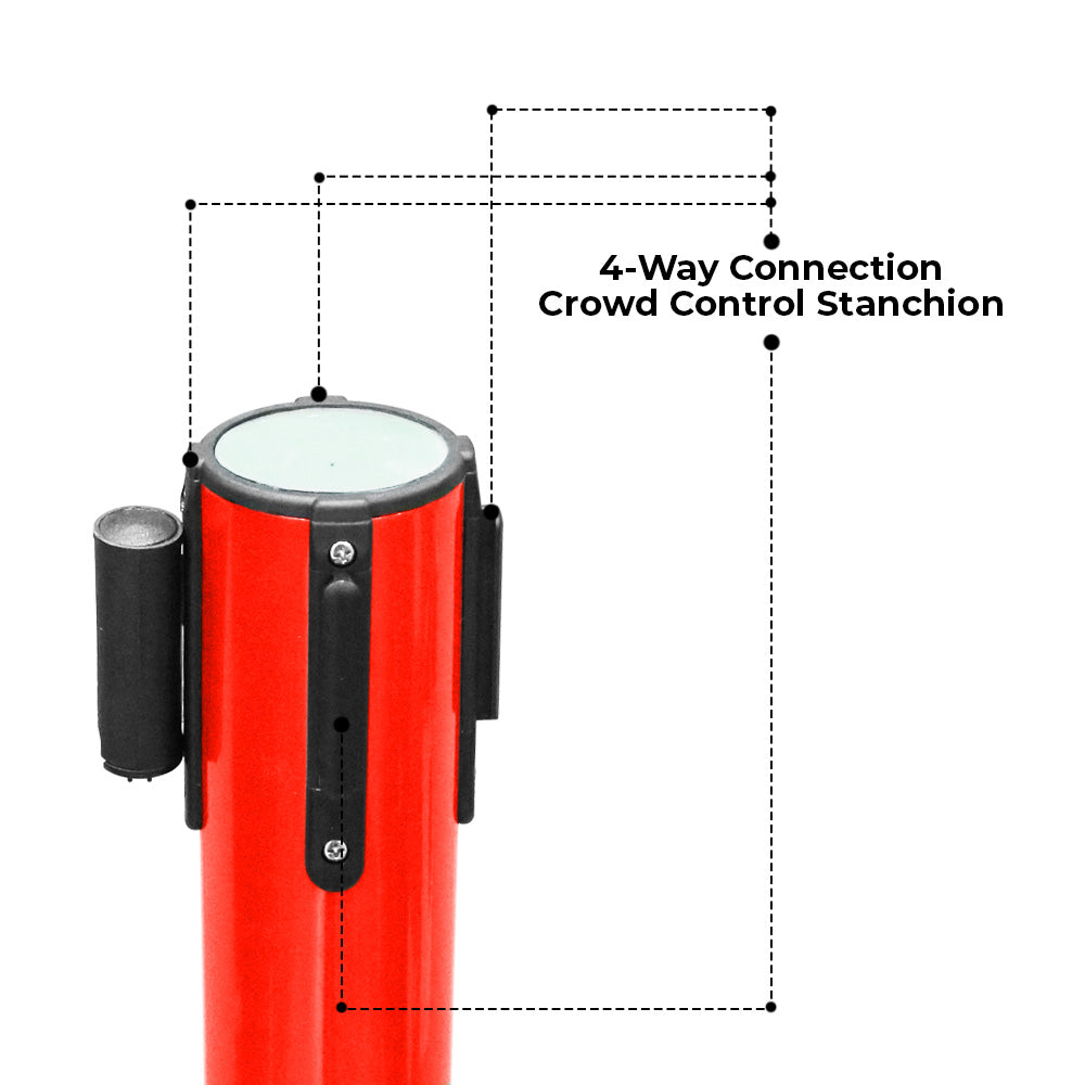 Queue Barrier With Belt