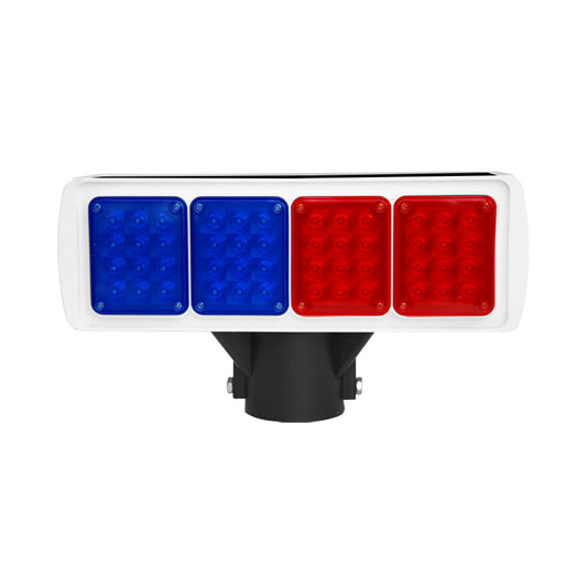 Red & Blue Solar Led Strobe Light Solar Powered - Biri Group 