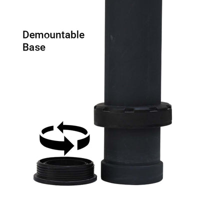 Reflective Anti Parking Traffic Delineator Post With Dismountable Base