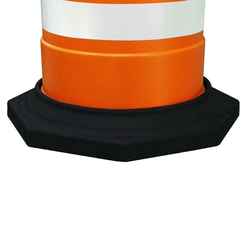 Reflective Safety Drum With Weighted Base