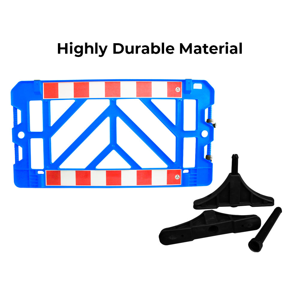 Reflective Traffic Control Barrier