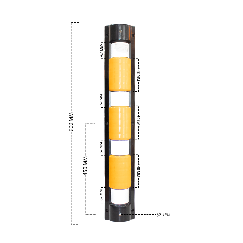 Reflective Wall Corner Guards for Parking Corner Protector