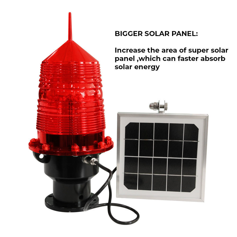 Solar Powered Warning Light