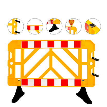 Traffic Control Barrier With attachable