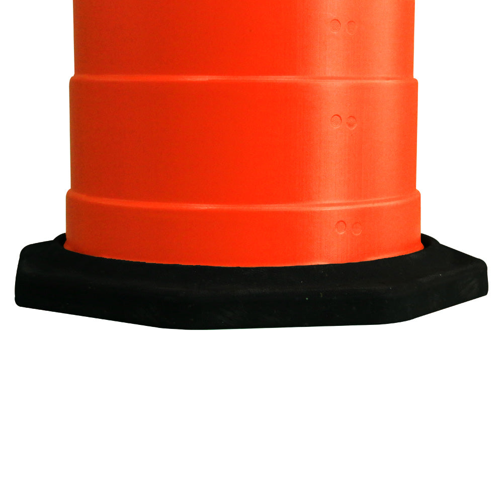 Traffic Safety Drum With Rubber Base