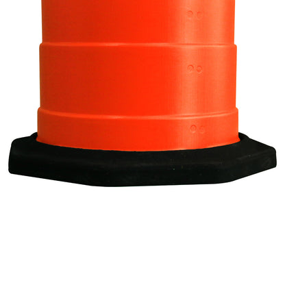 Traffic Safety Drum With Rubber Base