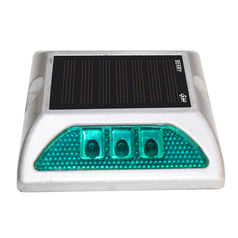Solar road stud green from birigroup.ae