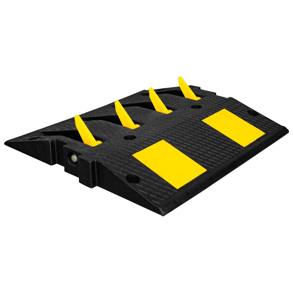 Spike Barrier Speed Ramp - Black & Yellow - Biri Group 