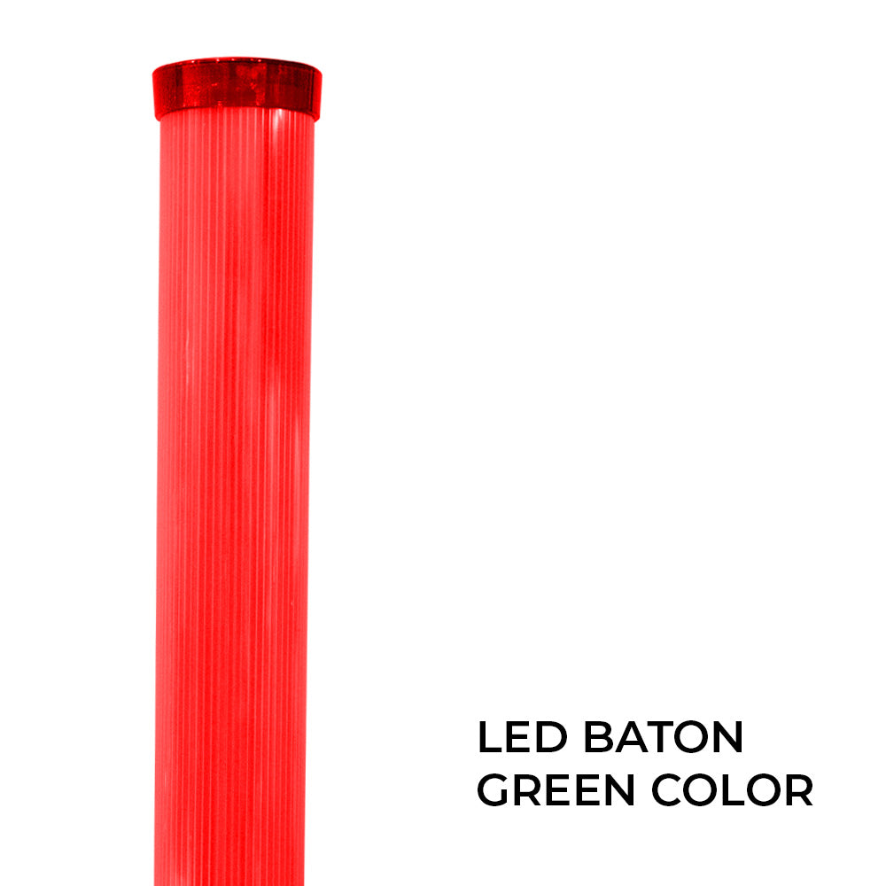 Battery Powered Traffic Safety Wand Baton LED Light - Red