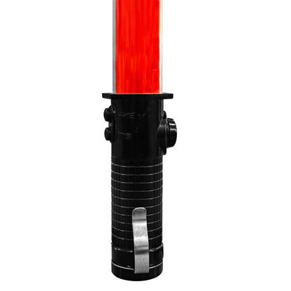 Traffic Safety LED Wand Baton Red | Portable Battery Operated LED Baton