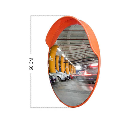 Safety Convex Mirror for Indoor and Outdoor with Pole Mountable Bracket - Biri Group 