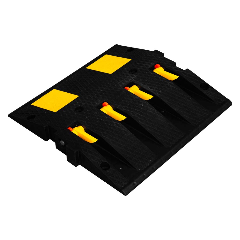 Spike Barrier Speed Ramp - Black & Yellow