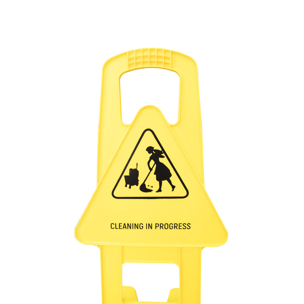 Freestanding Caution Wet Floor Sign - Yellow - Biri Group 