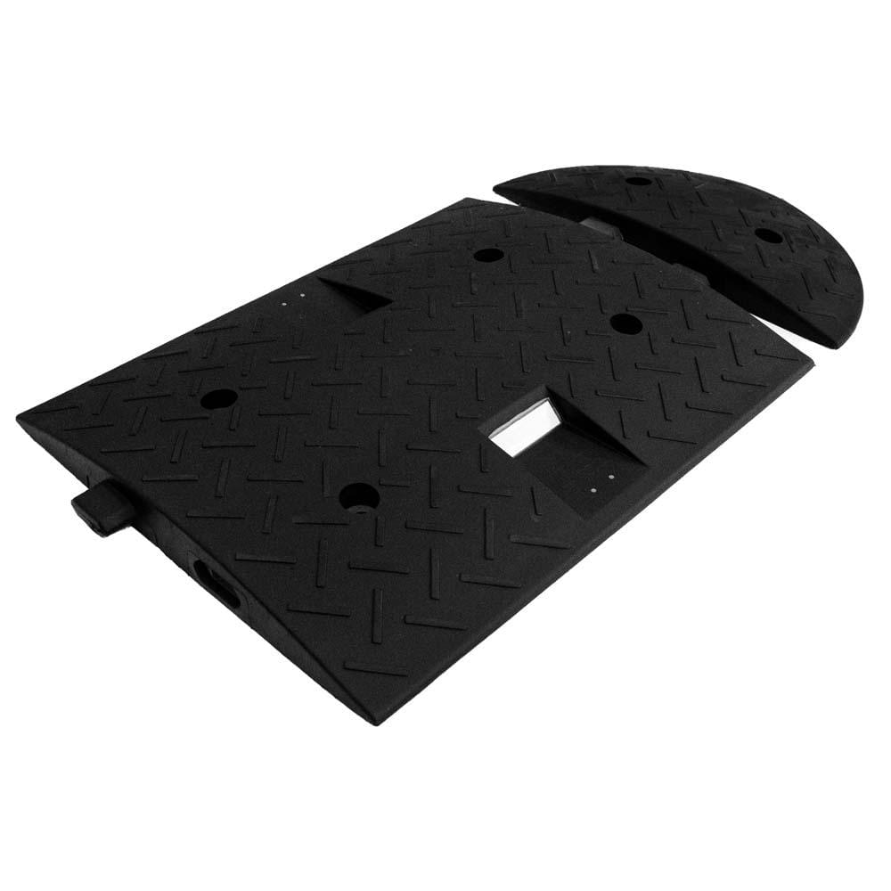 PVC Reflective Speed Ramp Black | Modular Road Deceleration Hump – Biri ...